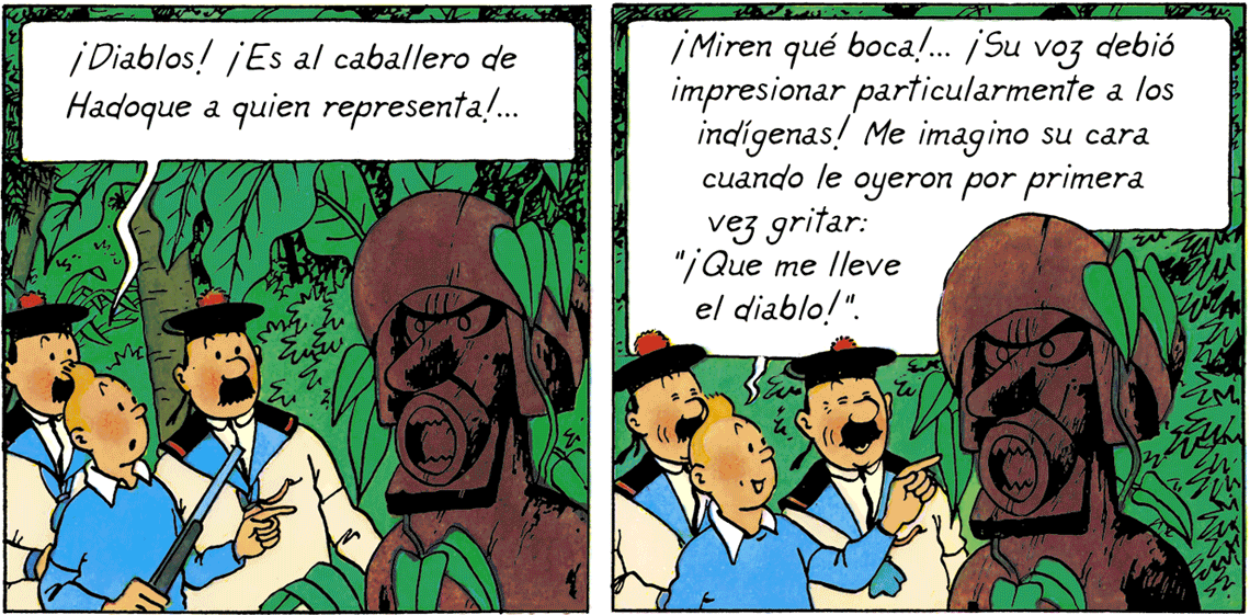 Que le grand cric me croque, Tintin et les Dupondt déguisés en marins